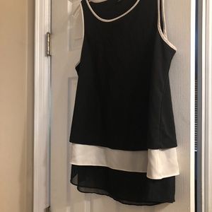 Ann Taylor Layered Tank/Tunic SzM